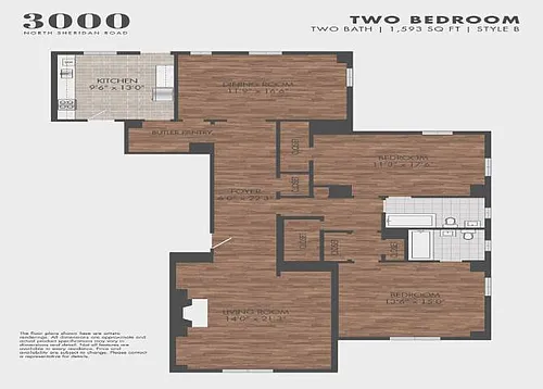 Floor plan B3