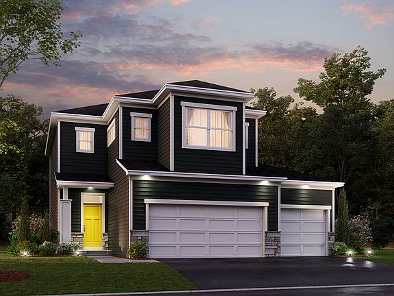 Emerson 3-Car Elevation B - Optional Stone