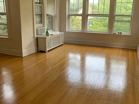 living room after cleaning completed