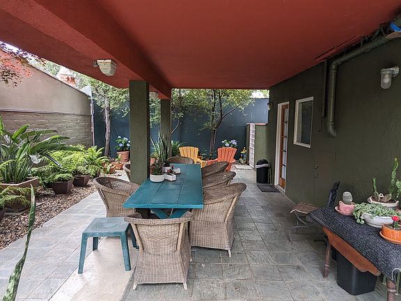 Private covered patio attached to unit
