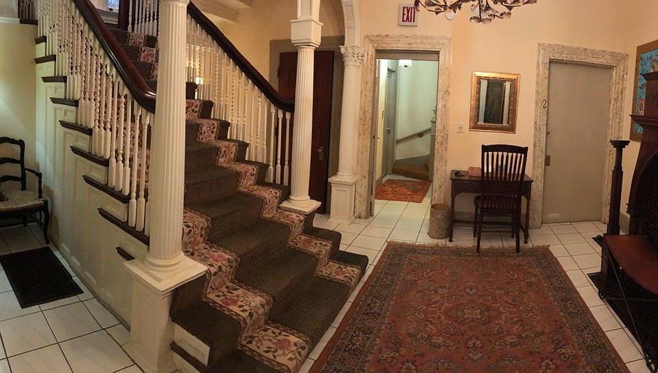 Mansion lobby and main stairs