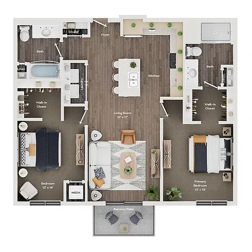 Floor plan C3/C5 - Carraway