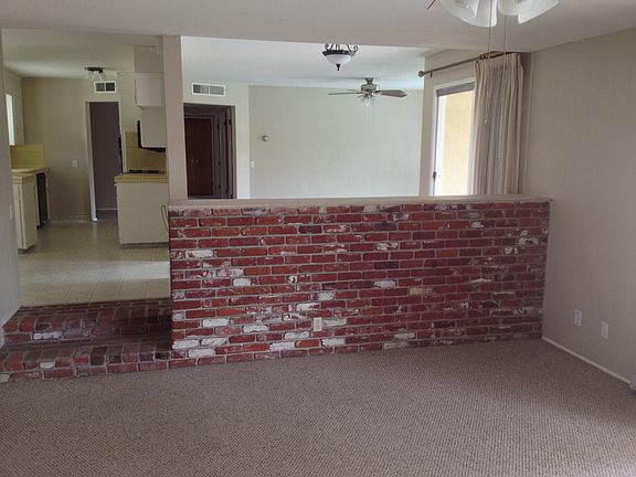 Dining room beyond bricks