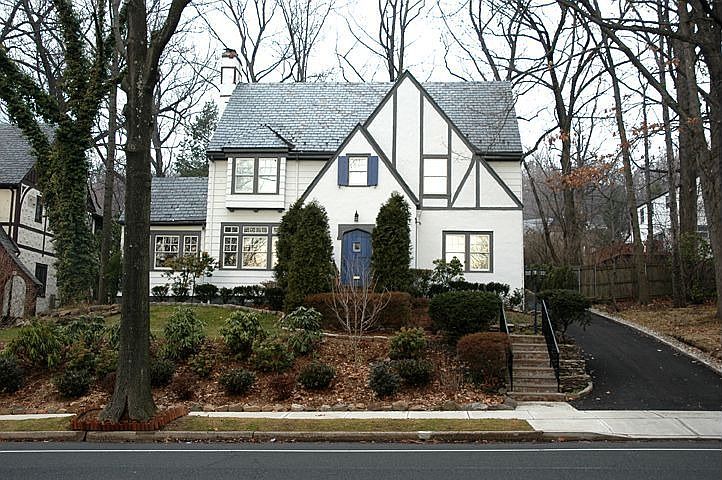 The front, from across Wyoming Avenue