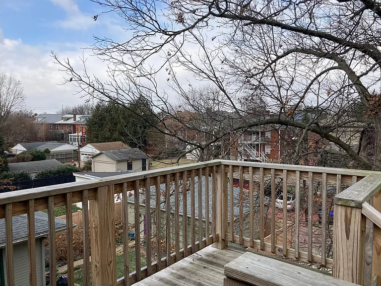 Rear Balcony. City and Park view