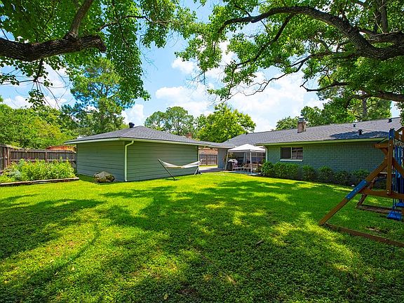 Large backyard