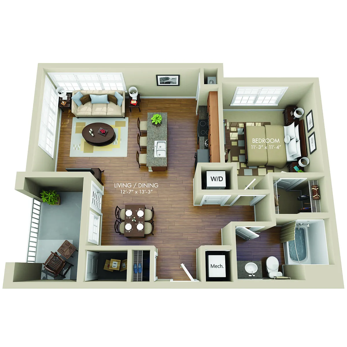 Floor plan Ocoee-A2