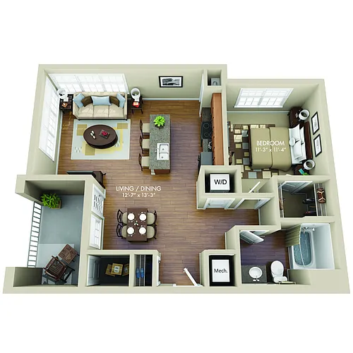 Floor plan Ocoee-A2