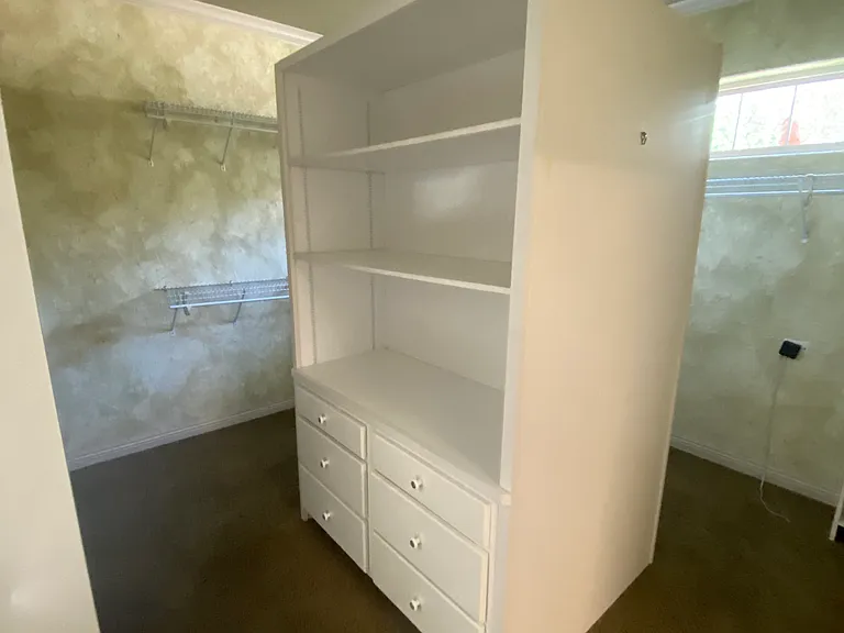 Master walk-in closet
