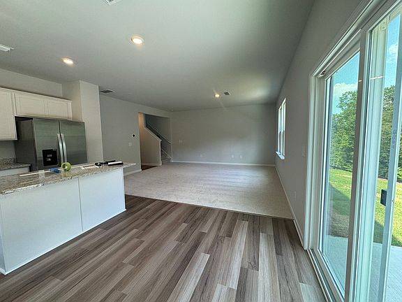 Open floor plan on the main level