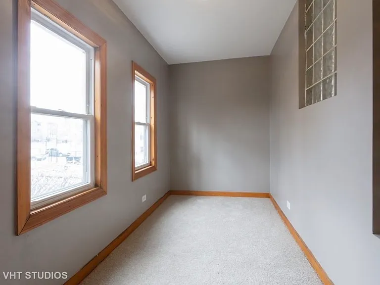 This floor has been replaced with composite flooring.