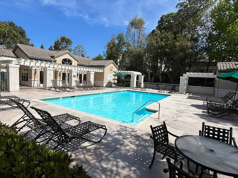 one of two pools
