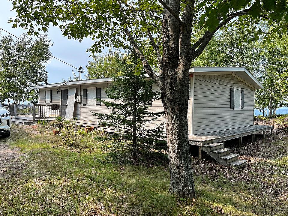 Outside view of cottage.
