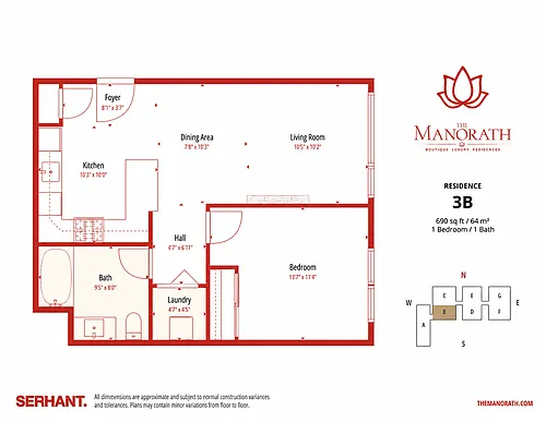 Floor plan B Line