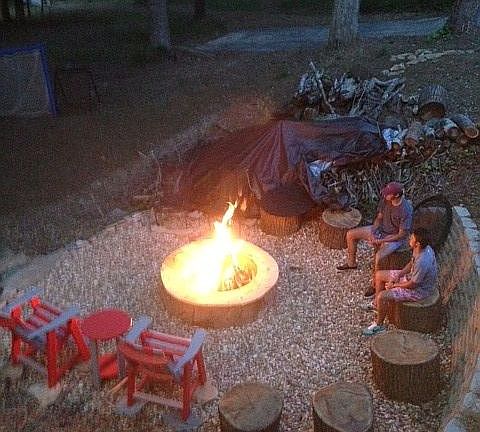 outdoor fire pit