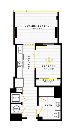 Floor plan Studio-S-17
