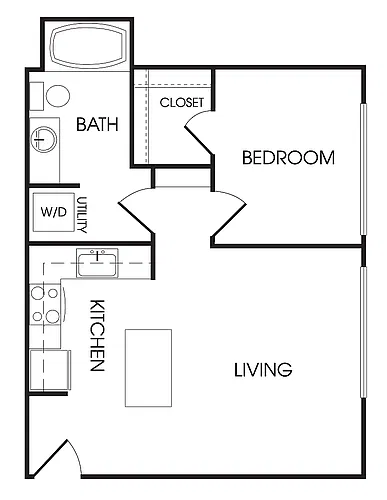Floor plan Sky L - Income Restricted