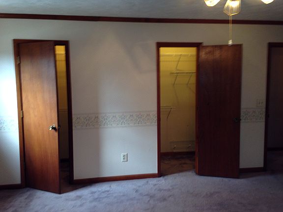 Master has Two Closets