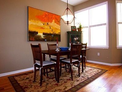 Dining Room Opens To Kitchen