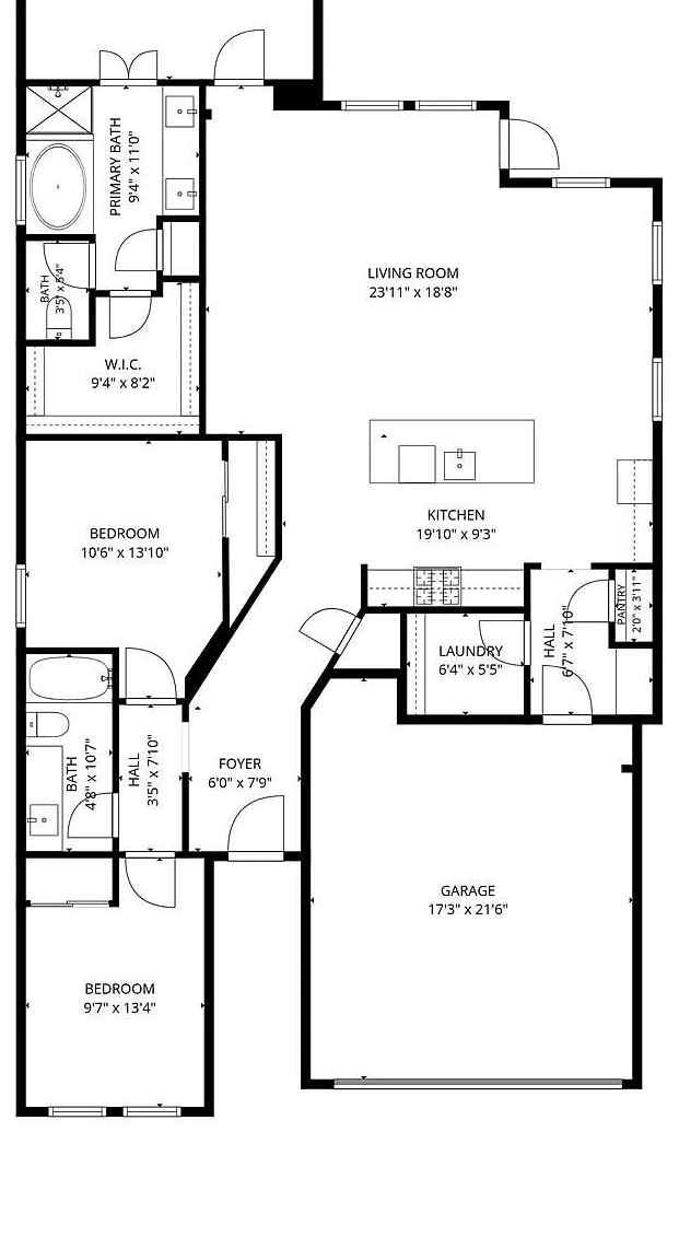 3 bed, 2.0 bath, 1638 sqft, $2,350 — Photo 3
