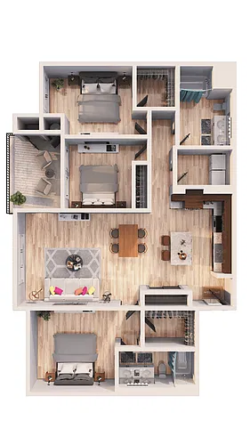 Floor plan Monstera