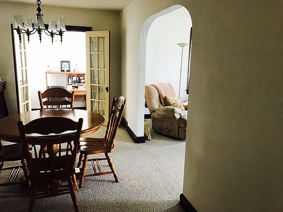 Open dining and living room 
