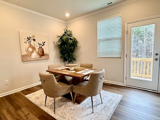 Dining Room & Deck Door