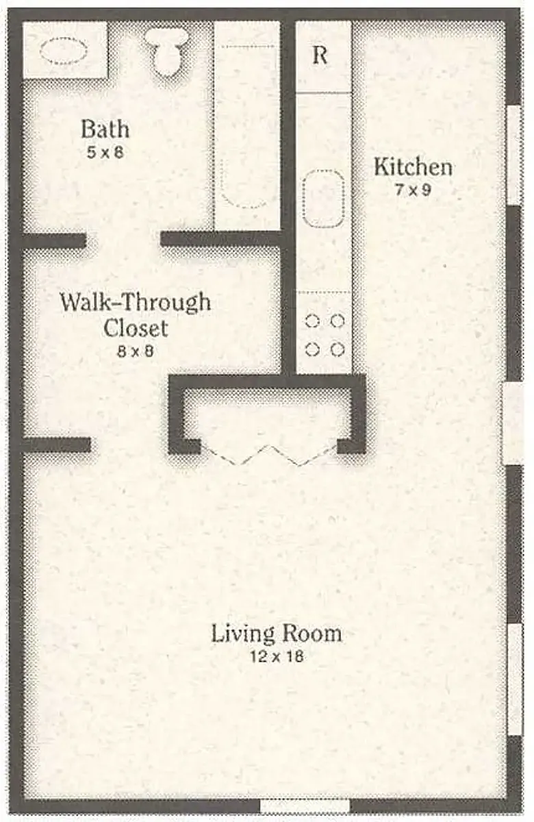 Floor plan Studio