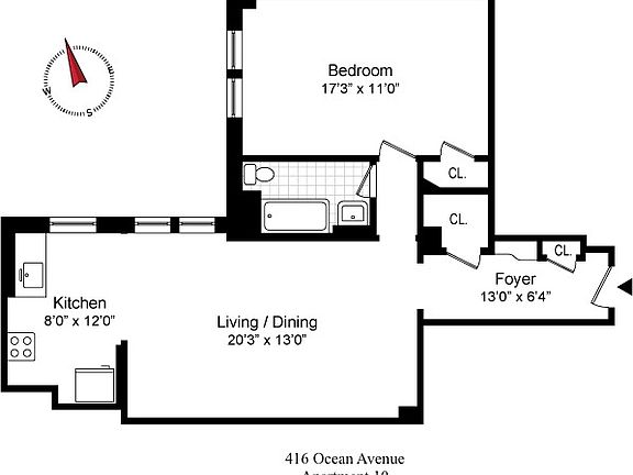 2nd image of 416 Ocean Ave APT 10