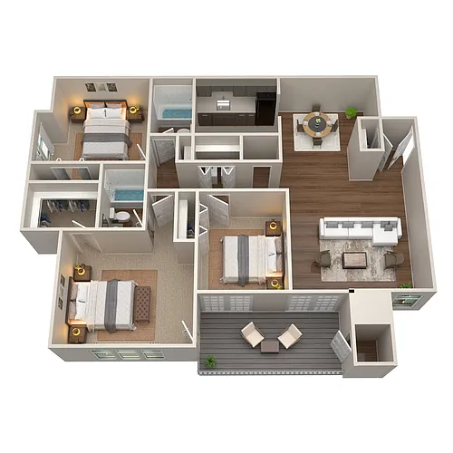 Floor plan C1 - Greenside
