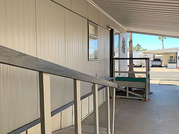 looking down the ramp