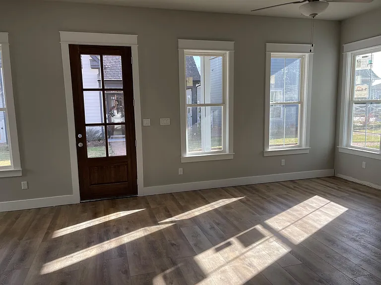 Open concept with lots of natural light