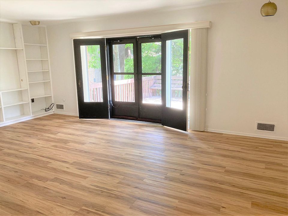 Living Room with French Doors to Deck