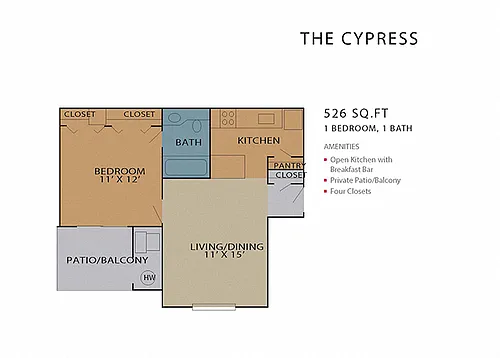 Floor plan The Cypress