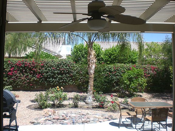 Extended overhang W/fans