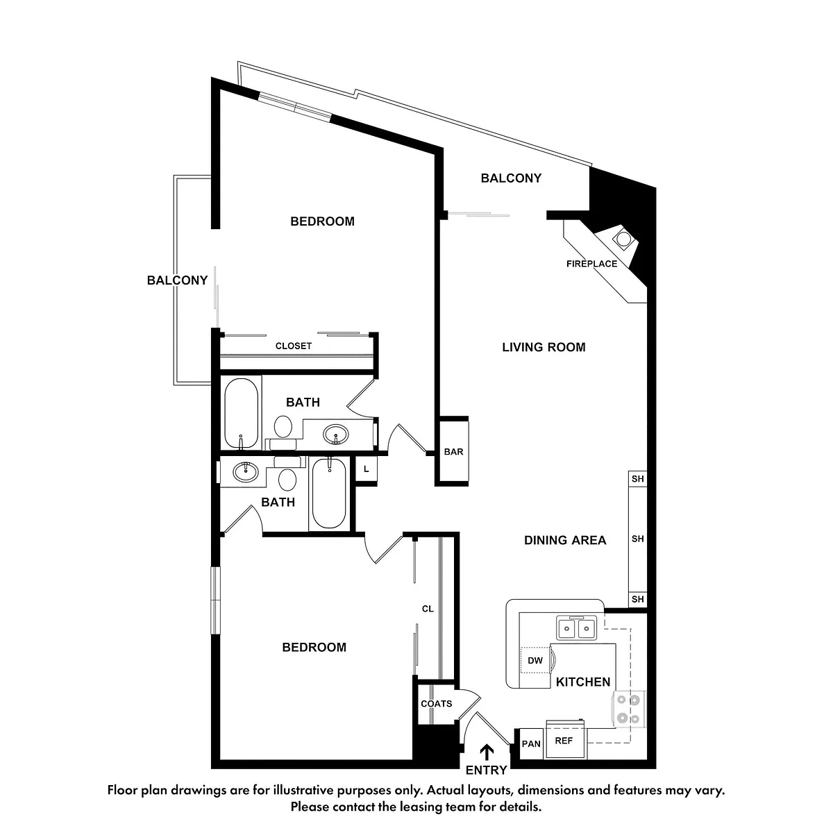 Floor plan 2X2 G