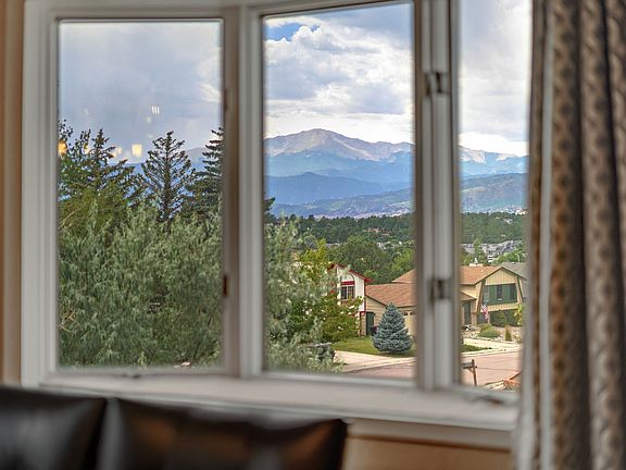 Pikes Peak View from the living room.