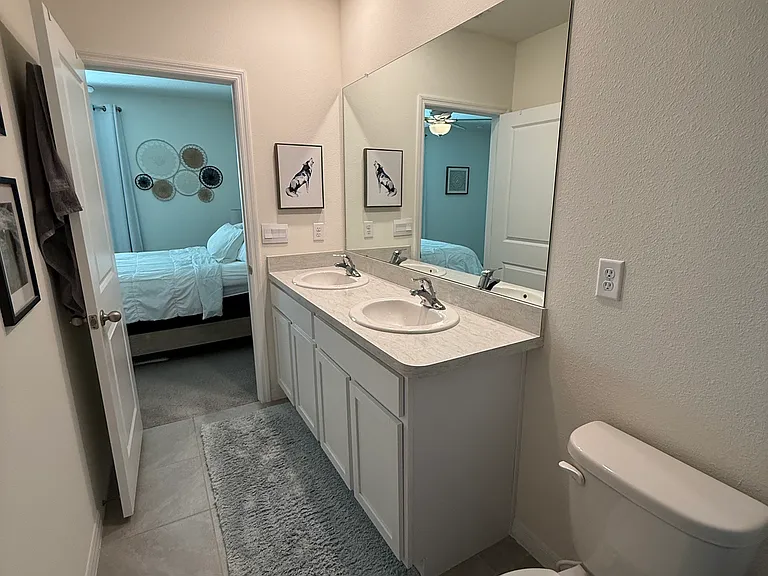 Master Bathroom - walk-in shower & 2 sink vanity