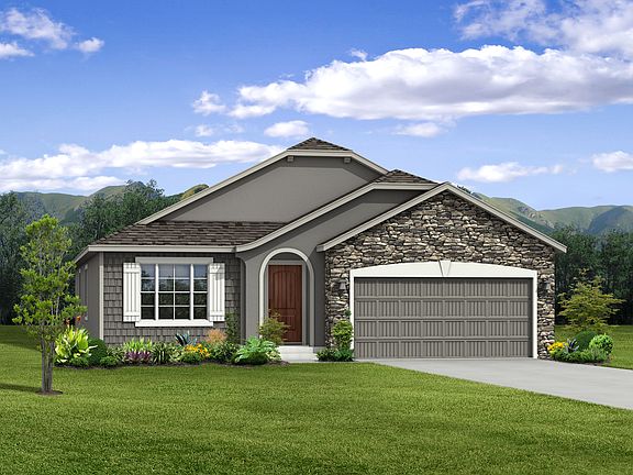 Cottage Exterior Photo representing home to be built and may demonstrate optional features