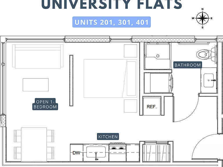 University Flats Apartments — Photo 48