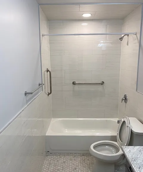 New bathroom, you will be the first occupant to use it.