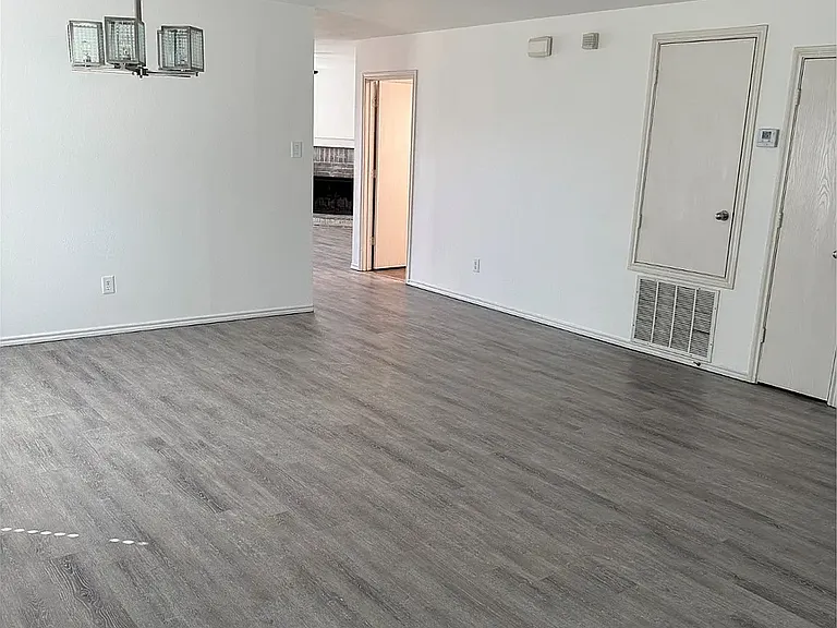 Front living area leading to kitchen