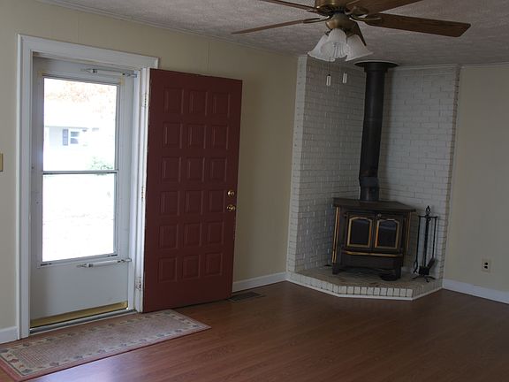 Wood Stove with Brick Frame