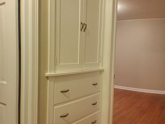 Hall Built-in Linen Cabinet