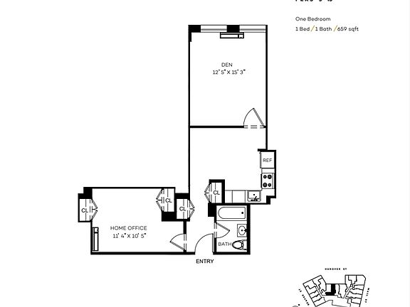 2nd image of 63 Wall St #609