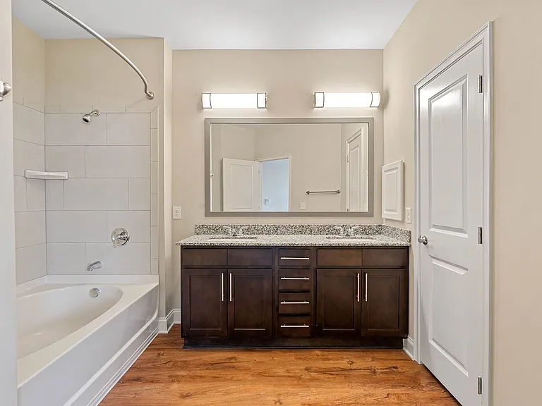 Spacious Bathroom at The Village Lofts in Greensboro, NC