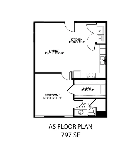 Floor plan 1/1