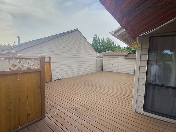 Large private deck