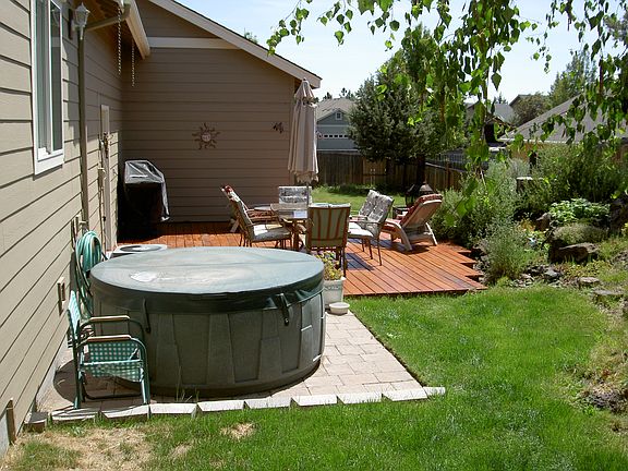Backyard/deck/hot tub