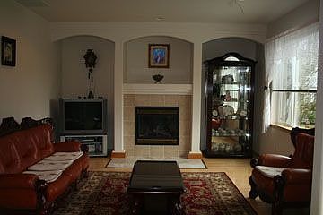 Family Room with Arched Nooks